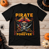 Pirate Skull T-Shirt – Skull & Reaper Gothic Graphic Graphic Tee - Color: black
