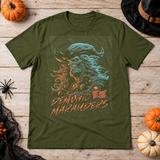 Pirates T-Shirt – Dark Editorial Graphic Design Graphic Tee - Color: military green