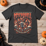 Psychohell T-Shirt – Skull & Reaper Gothic Graphic Graphic Tee - Color: charcoal
