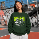 Quixotic Quarrel Cherub Gun T-Shirt – Vintage Y2K / Acid Graphic Streetwear Tee - Color: forest green