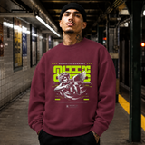 Quixotic Quarrel Cherub Gun T-Shirt – Vintage Y2K / Acid Graphic Streetwear Tee - Color: maroon