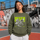 Quixotic Quarrel Cherub Gun T-Shirt – Vintage Y2K / Acid Graphic Streetwear Tee - Color: military green