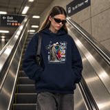 Rebirth Renaissance Statue T-Shirt – Dark Art / Renaissance Aesthetic Graphic Tee - Color: navy
