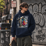 Rebirth Renaissance Statue T-Shirt – Dark Art / Renaissance Aesthetic Graphic Tee - Color: navy