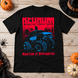 Redrum Monster Truck T-Shirt – Zombie & Monster Horror Graphic Graphic Tee - Color: black
