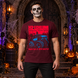 Redrum Monster Truck T-Shirt – Zombie & Monster Horror Graphic Graphic Tee - Color: maroon