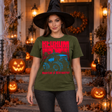 Redrum Monster Truck T-Shirt – Zombie & Monster Horror Graphic Graphic Tee - Color: military green