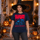 Redrum Monster Truck T-Shirt – Zombie & Monster Horror Graphic Graphic Tee - Color: navy