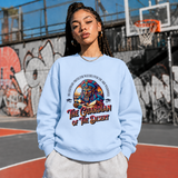 Retro Illustrative Guardian of the Desert T-Shirt – Gothic Streetwear Poster Graphic Tee - Color: light blue