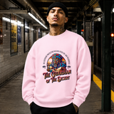 Retro Illustrative Guardian of the Desert T-Shirt – Gothic Streetwear Poster Graphic Tee - Color: light pink