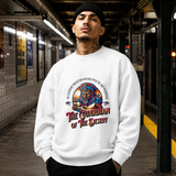 Retro Illustrative Guardian of the Desert T-Shirt – Gothic Streetwear Poster Graphic Tee - Color: white