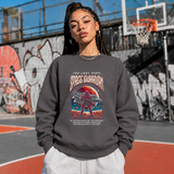 Retro Illustrative Space Guardian Astronaut T-Shirt – Vintage Y2K / Acid Graphic Streetwear Tee - Color: charcoal