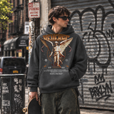 Reverse Angel T-Shirt – Dark Art / Renaissance Aesthetic Graphic Tee - Color: dark heather