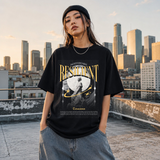 Risilient Indefatigable Statue T-Shirt – Dark Art / Renaissance Aesthetic Graphic Tee - Color: Black