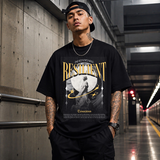 Risilient Indefatigable Statue T-Shirt – Dark Art / Renaissance Aesthetic Graphic Tee - Color: Black