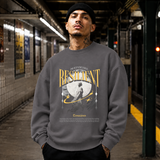 Risilient Indefatigable Statue T-Shirt – Dark Art / Renaissance Aesthetic Graphic Tee - Color: charcoal
