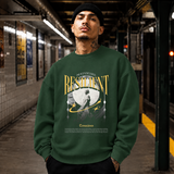 Risilient Indefatigable Statue T-Shirt – Dark Art / Renaissance Aesthetic Graphic Tee - Color: forest green