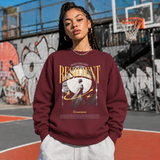 Risilient Indefatigable Statue T-Shirt – Dark Art / Renaissance Aesthetic Graphic Tee - Color: maroon