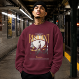 Risilient Indefatigable Statue T-Shirt – Dark Art / Renaissance Aesthetic Graphic Tee - Color: maroon