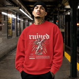 Ruined Angel Statue T-Shirt – Dark Art / Renaissance Aesthetic Graphic Tee - Color: red