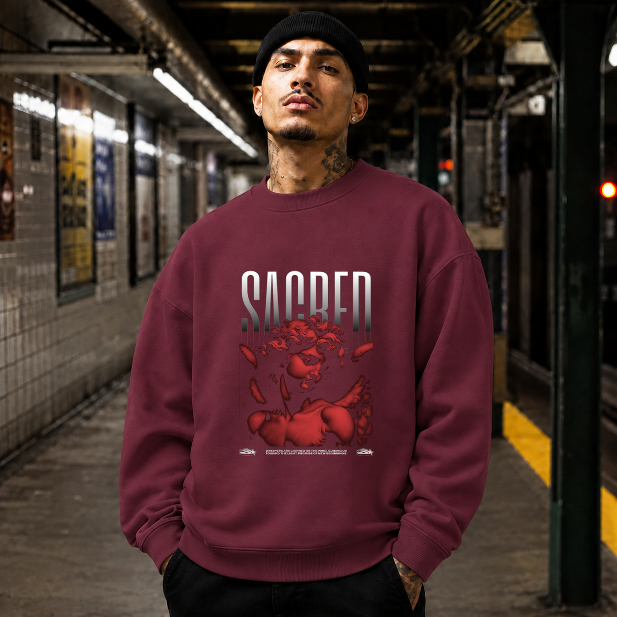 Sacred Mechanical Divinity Statue T-Shirt – Dark Art / Renaissance Aesthetic Graphic Tee - Color: maroon