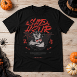 Sad Hour T-Shirt – Dark Editorial Graphic Design Graphic Tee - Color: black