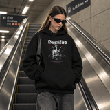 Sanctified Angel Hoodie – Dark Art / Renaissance Aesthetic Graphic Hoodie - Color: black
