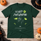 Scary - Foreboding T-Shirt – Halloween Streetwear Graphic Graphic Tee - Color: forest green