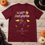 Scary - Foreboding T-Shirt – Halloween Streetwear Graphic Graphic Tee - Color: maroon