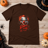Scary Nightmare T-Shirt – Skull & Reaper Gothic Graphic Graphic Tee - Color: chocolate