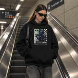 Sentinel Mecha Robot Hoodie – Contemporary Gothic Graphic Design Hoodie - Color: black