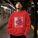 Sentinel Mecha Robot T-Shirt – Contemporary Gothic Graphic Design Tee - Color: red
