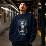 Seraphic Urban Essence Angel T-Shirt – Dark Art / Renaissance Aesthetic Graphic Tee - Color: navy