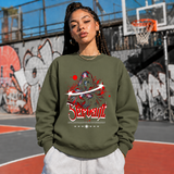 Servant Reaper T-Shirt – Gothic Streetwear Poster Graphic Tee - Color: military green