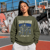 Shadow Guardian Knight's Tale T-Shirt – Gothic Streetwear Poster Graphic Tee - Color: military green