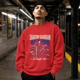 Shadow Guardian Knight's Tale T-Shirt – Gothic Streetwear Poster Graphic Tee - Color: red
