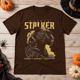Shadow Stalker T-Shirt – Skull & Reaper Gothic Graphic Graphic Tee - Color: chocolate
