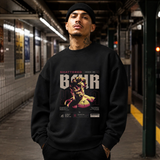 Shattered Blur Bust T-Shirt – Dark Editorial / Gothic Streetwear Tee - Color: black