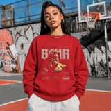 Shattered Blur Bust T-Shirt – Dark Editorial / Gothic Streetwear Tee - Color: red