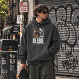 Silence Is the Ultimate Power Hoodie – Dark Editorial / Gothic Streetwear Hoodie - Color: dark heather