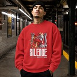 Silence Is the Ultimate Power T-Shirt – Dark Editorial / Gothic Streetwear Tee - Color: red