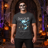 Silent Specter T-Shirt – Dark Editorial Graphic Design Graphic Tee - Color: dark heather