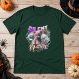 Silent Urbanity T-Shirt – Punk Rock Streetwear Graphic Graphic Tee - Color: forest green