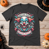 Sinister Secret T-Shirt – Skull & Reaper Gothic Graphic Graphic Tee - Color: charcoal