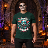 Sinister Secret T-Shirt – Skull & Reaper Gothic Graphic Graphic Tee - Color: forest green