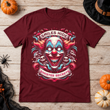 Sinister Secret T-Shirt – Skull & Reaper Gothic Graphic Graphic Tee - Color: maroon