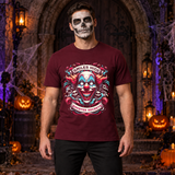 Sinister Secret T-Shirt – Skull & Reaper Gothic Graphic Graphic Tee - Color: maroon