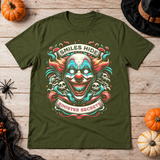 Sinister Secret T-Shirt – Skull & Reaper Gothic Graphic Graphic Tee - Color: military green