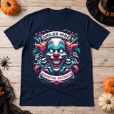 Sinister Secret T-Shirt – Skull & Reaper Gothic Graphic Graphic Tee - Color: navy