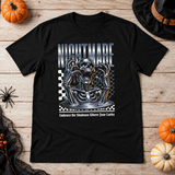 Skull Nightmare T-Shirt – Skull & Reaper Gothic Graphic Graphic Tee - Color: black